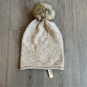 Madewell Faux-Fur Pom Pom Beanie Hat